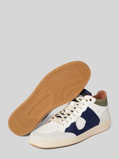 Blauer USA Leren sneakers met colour-blocking-design, model 'MURRAY' Wit - 4