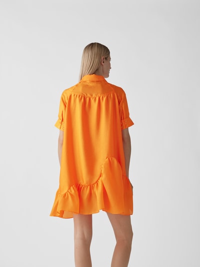 BAUM & PFERDGARTEN Minikleid mit Volantsaum Orange 5