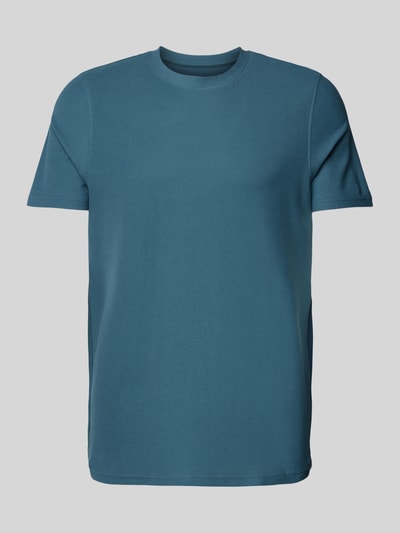 MCNEAL T-shirt met geribde ronde hals Petrol - 2
