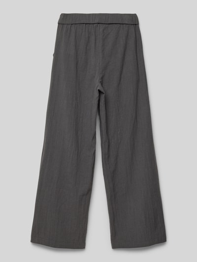 Only Regular Fit Weite Hose mit Bindegürtel Modell 'TIZANA' Graphit 3