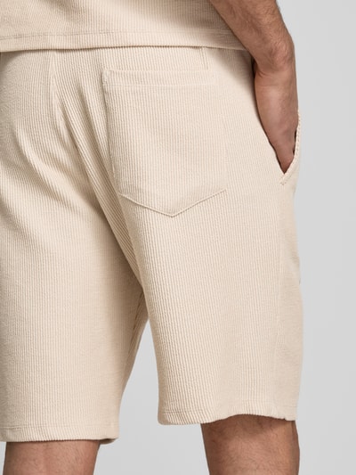 MCNEAL Shorts mit elastischem Bund und Tunnelzug Beige 3