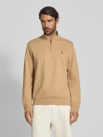 Polo Ralph Lauren Sweatshirt met labelstitching Camel - 4