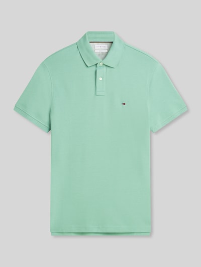 Tommy Hilfiger Koszulka polo o kroju regular fit z mieszanki bawełny Jasnozielony 2