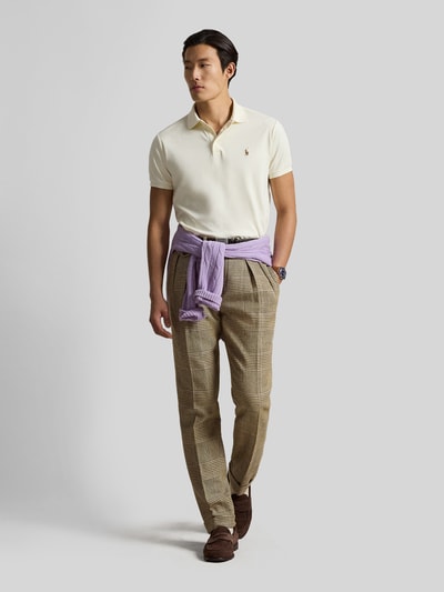 Polo Ralph Lauren Koszulka polo z czystej bawełny o kroju regular fit Złamany biały 1