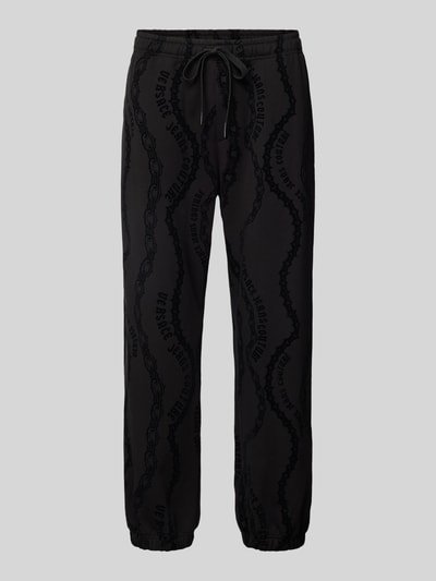 Versace Jeans Couture Sweatbroek met elastische band Zwart - 2