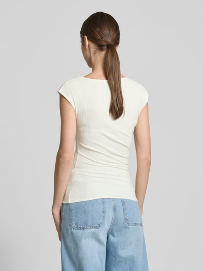 MAX&Co. T-shirt z krótkimi rękawami model ‘SFOGLIA’ Biały 5