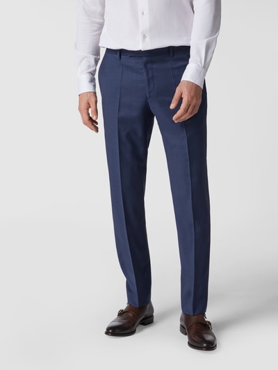 Pierre Cardin Regular fit pantalon van scheerwolmix Blauw - 4