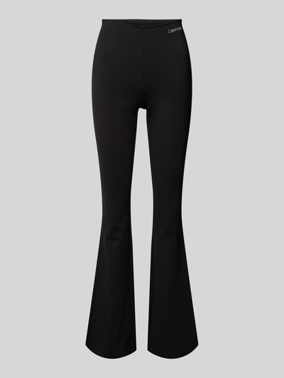 Calvin Klein Jeans Flared Leggings mit Label-Stitching Modell 'MILANO' Black 1