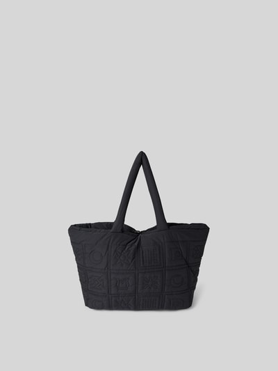 Nanushka Shopper mit Steppnähten Black 3