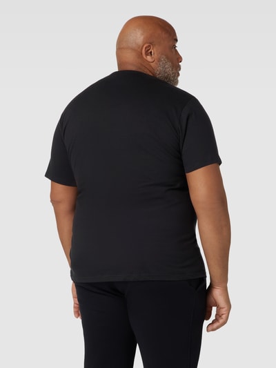 Ceceba Plus PLUS SIZE T-Shirt mit Rundhalsausschnitt Modell 'MAVERICK' Black 5