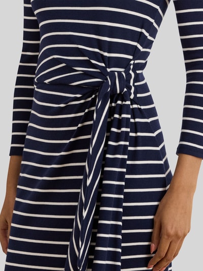 Lauren Ralph Lauren Getailleerde vrijetijdsjurk van katoenmix Marineblauw - 3