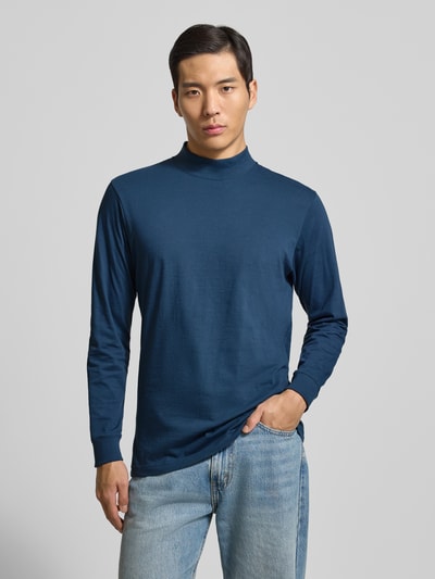 RAGMAN Shirt met lange mouwen en ribboorden Donkerblauw - 4