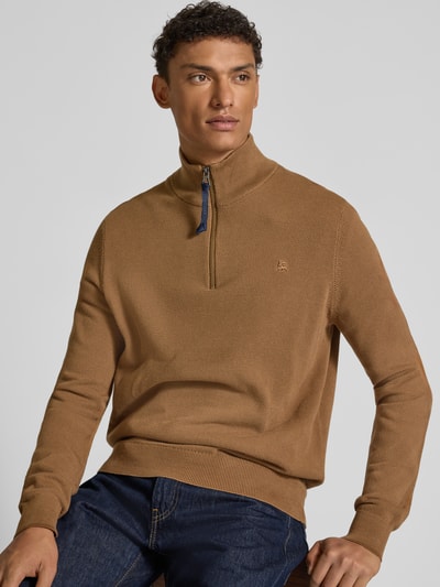 Lerros Gebreide pullover met schipperskraag Lichtbruin - 3