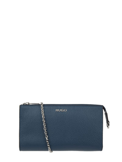 HUGO Crossbodytas van leer, model 'Victoria' Blauw - 1