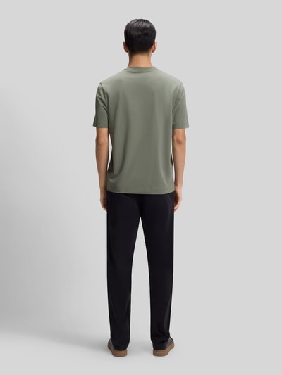 BOSS Orange Relaxed Fit T-Shirt aus Baumwoll-Mix Modell 'TCHUP' Oliv 5