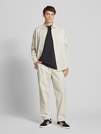 Redefined Rebel Regular Fit Freizeithemd mit Kentkragen Modell 'STEPHEN' Beige 1