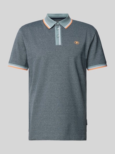 Tom Tailor Koszulka polo o kroju regular fit z nadrukiem z logo Antracytowy 2