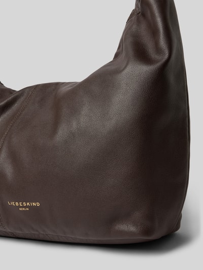 LIEBESKIND BERLIN Shoulder Bag aus echtem Leder Modell 'Natura' Dunkelbraun 3