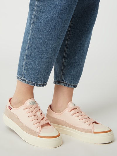 Levi’s® Acc. Sneakers van canvas en leer  Lichtroze - 3