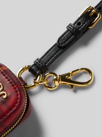 Lauren Ralph Lauren Anhänger aus Schafsleder mit Label-Applikation Bordeaux 3