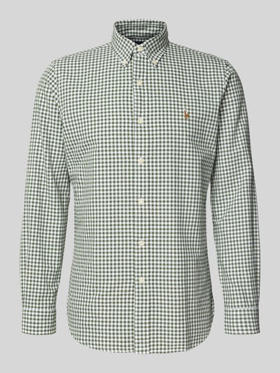 Polo Ralph Lauren Regular Fit Freizeithemd mit Logo-Stitching Modell 'Cub' Gruen 2