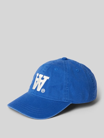 Wood Wood Basecap mit Logo-Stitching Modell 'aathick' Royal 1