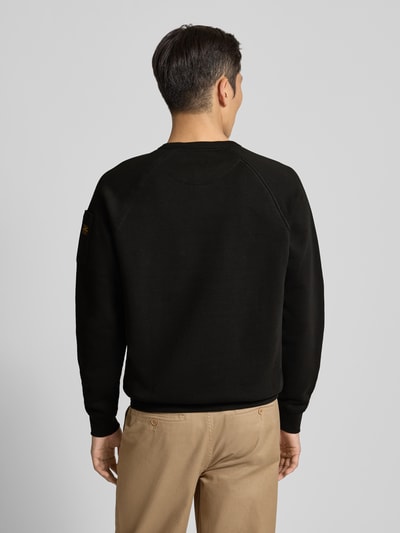 PME Legend Sweatshirt met labelstitching Zwart - 5