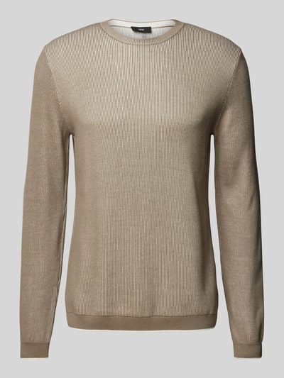 Cinque Gebreide pullover met ronde hals, model 'Basti' Groen - 2