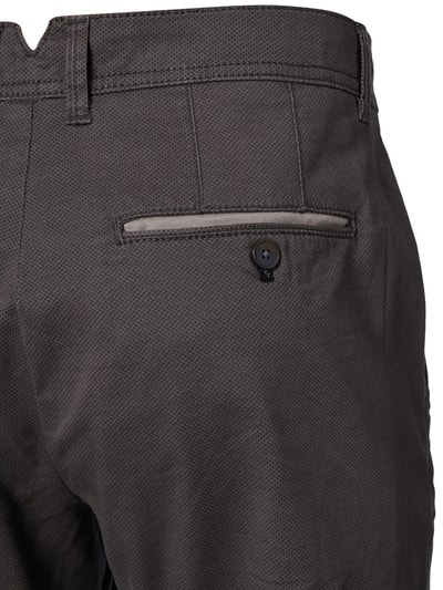 Montego Chino mit feinem Muster Mittelgrau 2