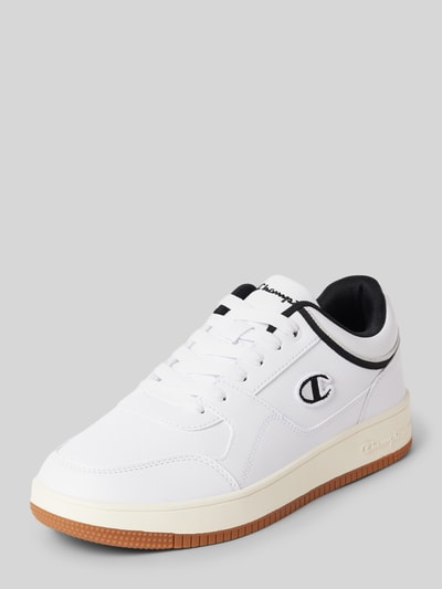 CHAMPION Sneaker mit Logo- und Label-Stitching Modell 'REBOUND LOW' Weiss 1