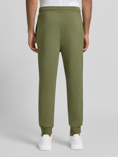 HUGO Regular Fit Jogginghose aus reiner Baumwolle Modell 'Dayote232' Khaki 5