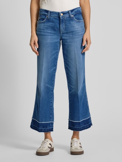 Cambio Flared Jeans mit 5-Pocket-Design Modell 'FRANCESCA' Blau 4