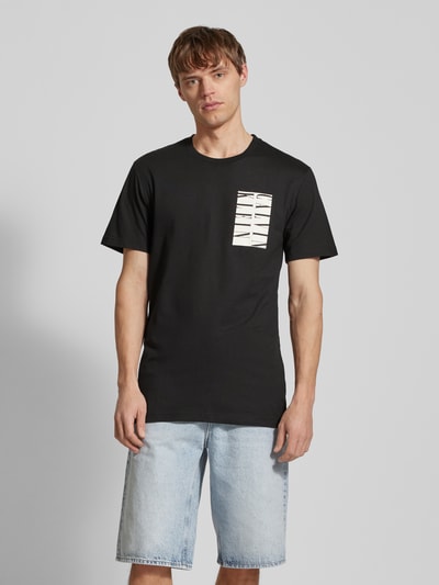 Calvin Klein Jeans T-Shirt mit Label-Print Black 4