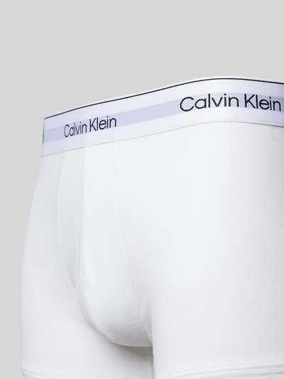 Calvin Klein Underwear Trunks mit Label-Bund im 3er-Pack Hellgrau 2