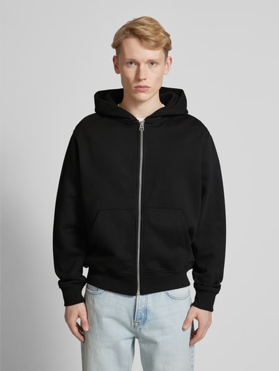 Jack & Jones Sweatjacke mit Viskose-Anteil und Label-Detail Modell 'URBAN' Black 4