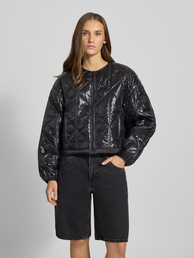 Calvin Klein Jeans Aan twee kanten draagbaar relaxed fit gewatteerd jack Zwart - 4