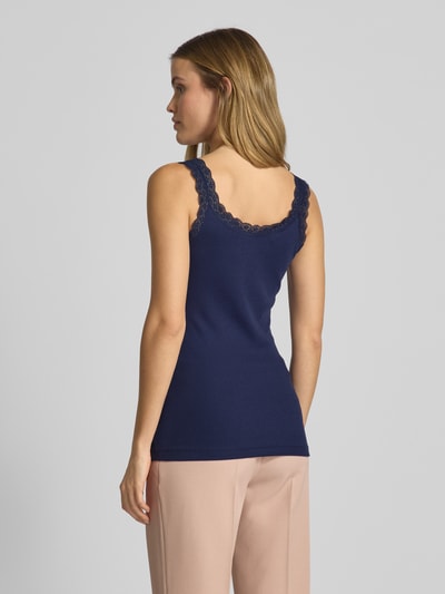 Christian Berg Woman Tanktop met kant Donkerblauw - 5