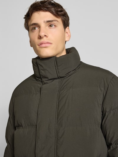 Marc O'Polo Denim Regular Fit Steppjacke mit Stehkragen Khaki 3