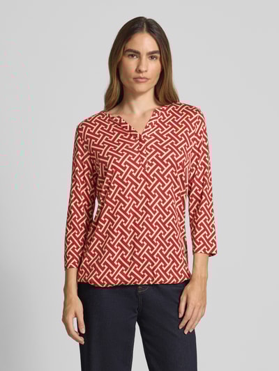 Soyaconcept Longsleeve mit 3/4-Arm Modell 'FELICITY' Koralle 4