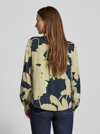 OPUS Blouseshirt met ronde hals, model 'Ficona' Donkerblauw - 5