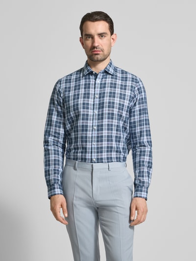 Jake*s Regular Fit Business-Hemd mit Kentkragen Dunkelgruen 4