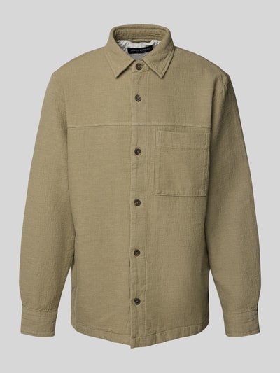 Marc O'Polo Loose Fit Overshirt aus reiner Baumwolle Oliv 2