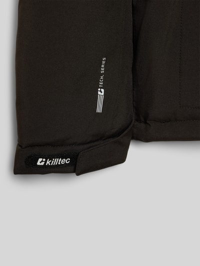 Killtec Kurtka funkcyjna o kroju regular fit z aplikacją z logo Czarny 2