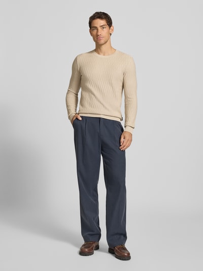 JOOP! COLLECTION Regular Fit Pullover aus einer Baumwolle Modell '10Dapher' Beige 1