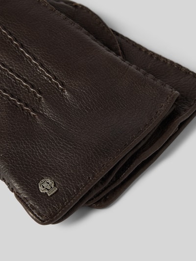 Roeckl Handschoenen met labeldetail Donkerbruin - 2