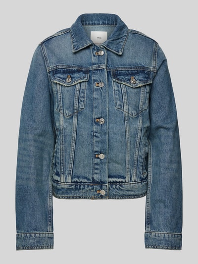 Mango Jeansjacke mit aufgesetzten Brusttaschen Modell 'ASTRID' Jeansblau 2