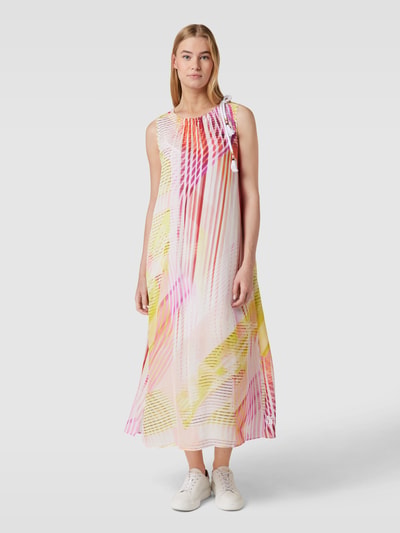 Marc Cain Blusenkleid mit Allover-Muster Rosa 4