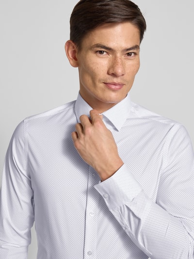 CK Calvin Klein Slim fit zakelijk overhemd met kentkraag Wit - 3