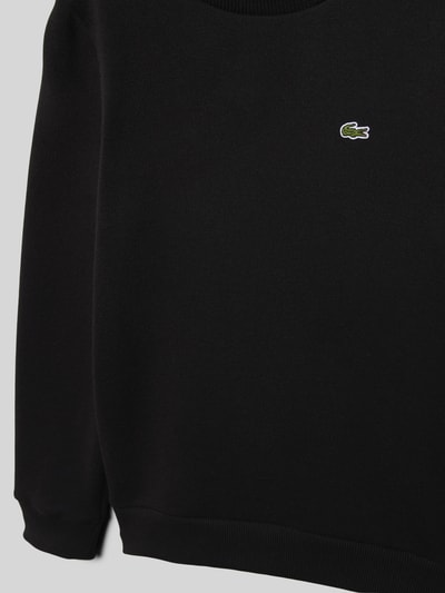 Lacoste Sweatshirt mit Label-Stitching Black 2