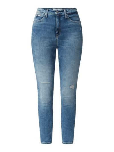 Calvin Klein Jeans Super Skinny Fit High Rise Jeans im Destroyed-Look  Jeansblau 2